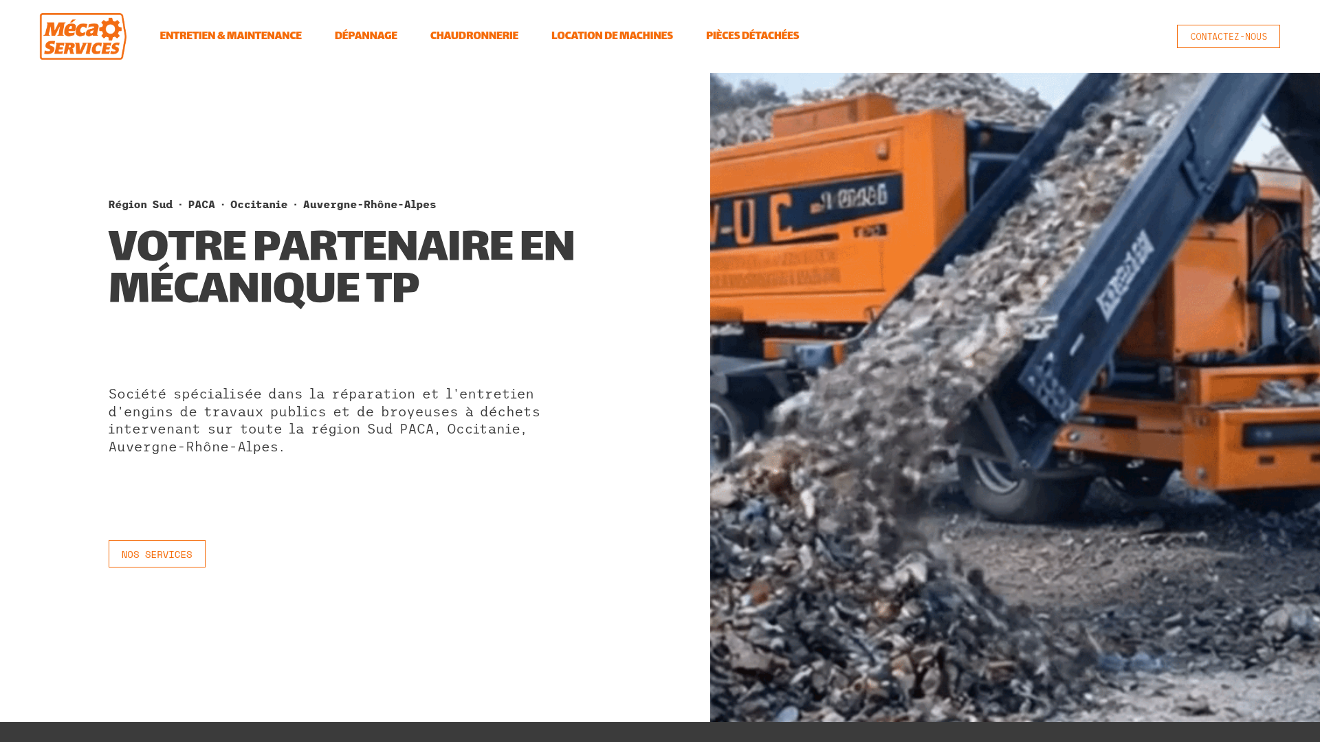 Aperçu du site Meca Services 13